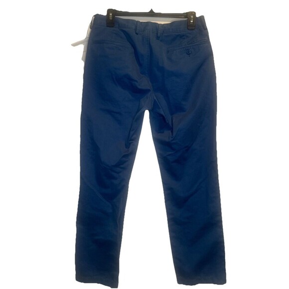 J Crew Men’s BLUE Broken In Chino Pants Urban Slim Nonstretch Sz 30w X 32L - Picture 3 of 12
